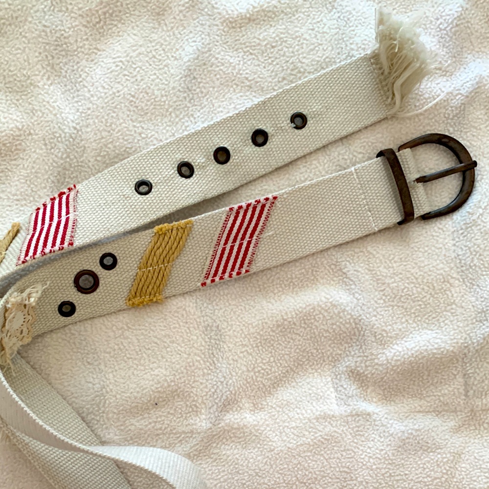 Vintage fabric belt